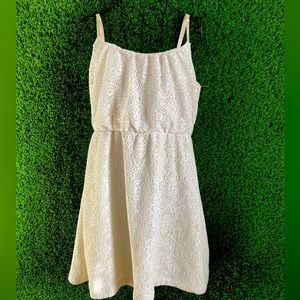 BaileyBlue white lace dress